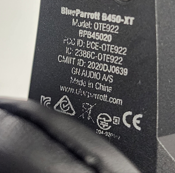 BlueParrott B450-XT Noise Cancelling Bluetooth Headset Model: OTE922 **PREOWNED* - Picture 3 of 12